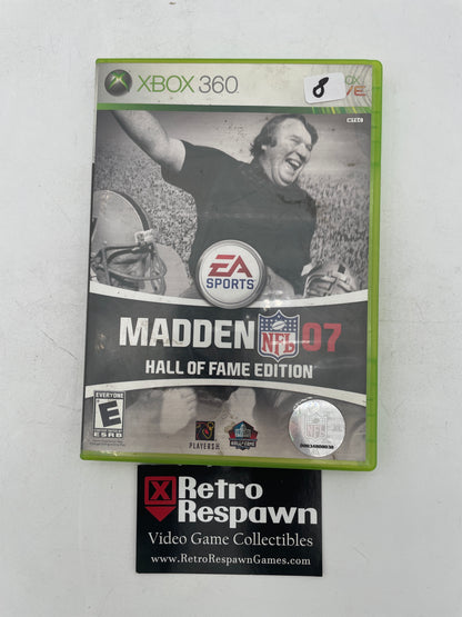 Madden 2007 [Hall of Fame Edition] - Xbox 360 (Complete)