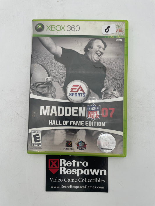 Madden 2007 [Hall of Fame Edition] - Xbox 360 (Complete)