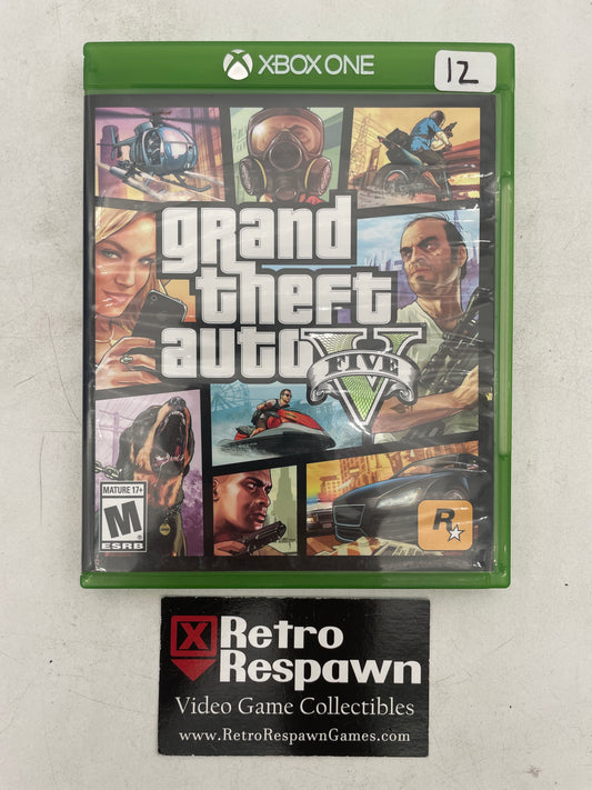 Grand Theft Auto V - Xbox One (Complete W/ Map)