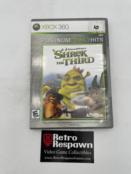 Shrek the Third  [Platinum Family Hits] - Xbox 360 (Complete)