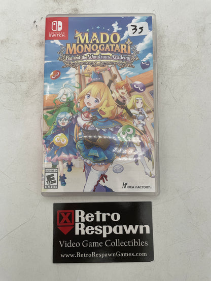 Mado Monogatari Fia and the Wondrous Academy - Nintendo Switch (Complete)