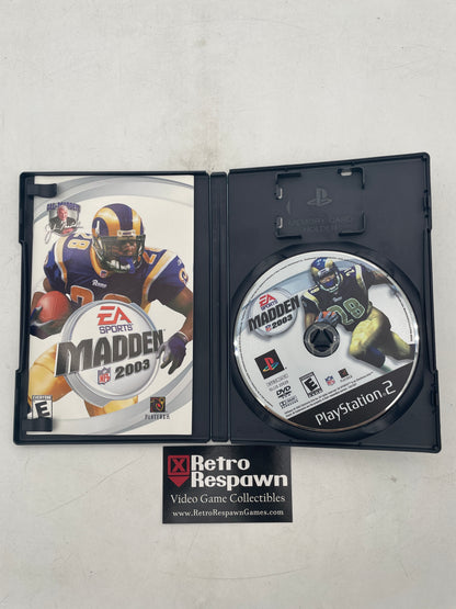 Madden 2003 - Playstation 2 (Complete)