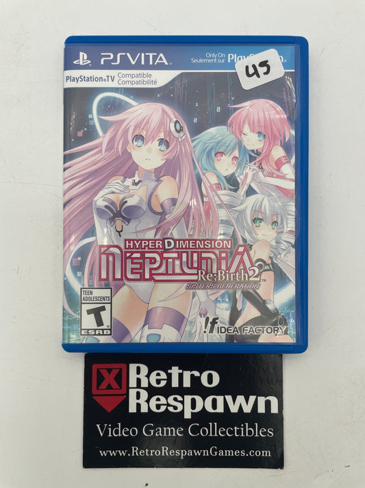 Hyperdimension Neptunia Re;Birth 2: Sisters Generation - Playstation Vita (Complete)