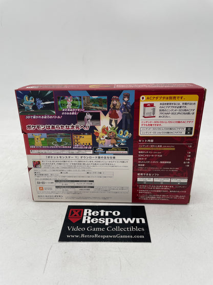 Nintendo 3DS LL Pokemon Y Pack Gold Edition - JP Nintendo 3DS (Complete/In Rough Condition)