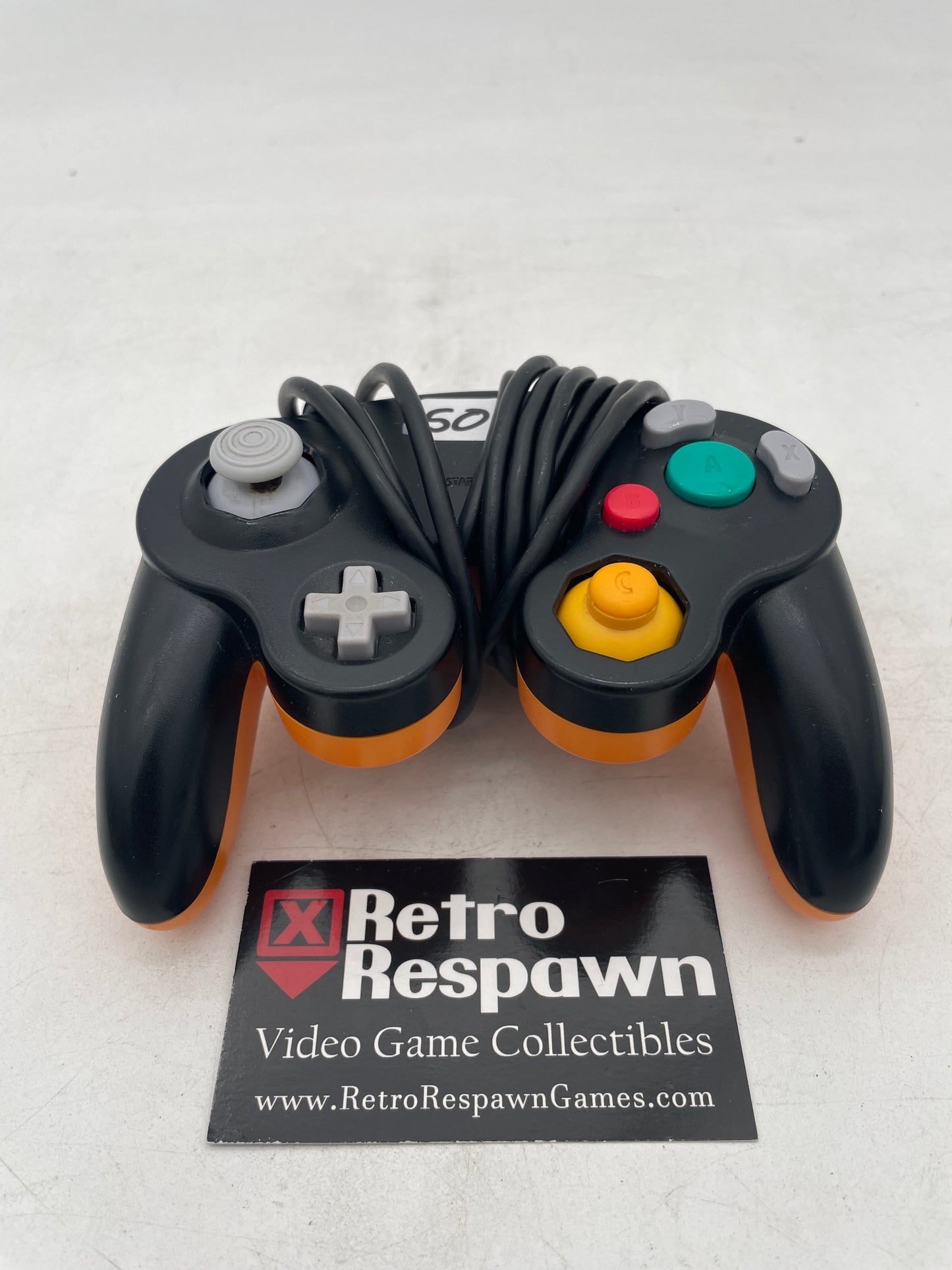 Black/Orange Gamecube Controller - Gamecube (Controller Only)