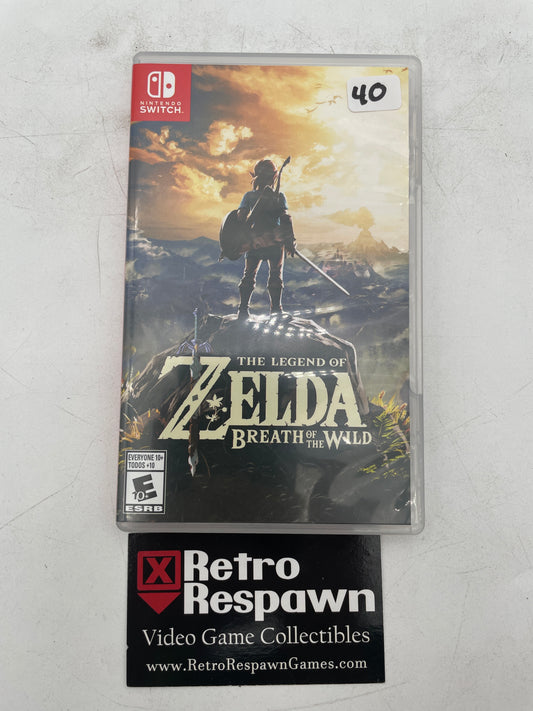 Zelda Breath of the Wild - Nintendo Switch (Complete)