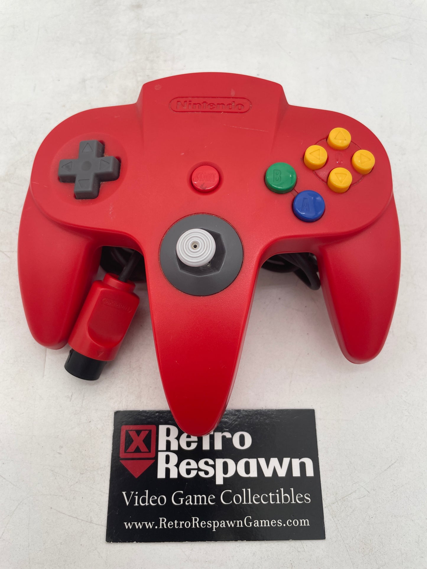 Red Controller - JP Nintendo 64 (Complete)