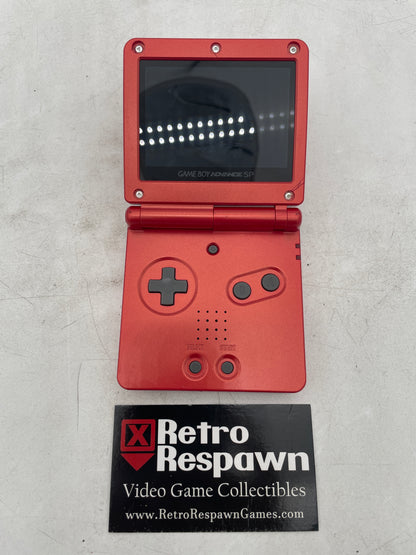 IPS Red Game Boy Advance SP - GameBoy Advance (Console + Charger)