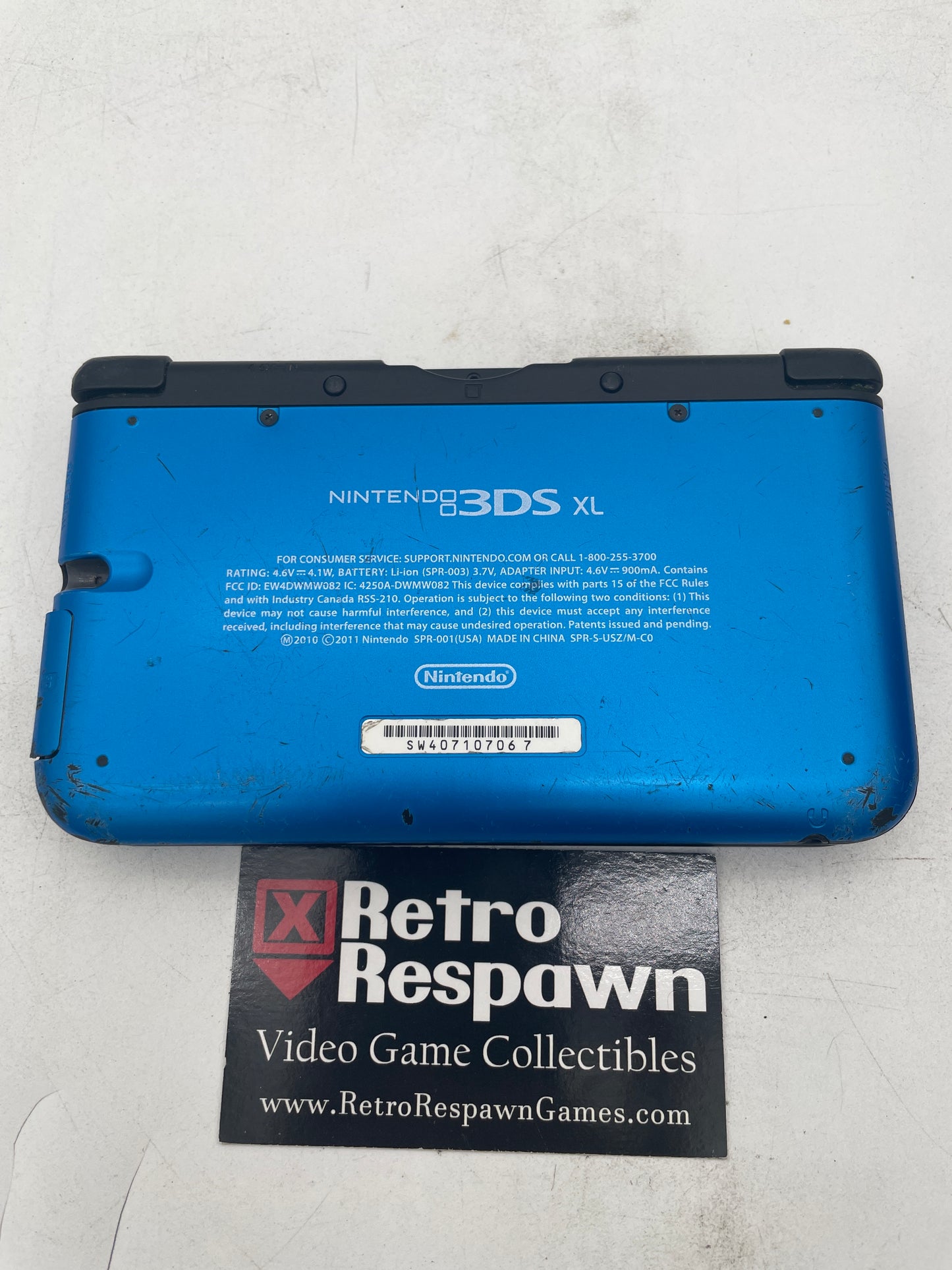 [Ugly] Nintendo 3DS XL Blue/Black - Nintendo 3ds (Console + Charger)