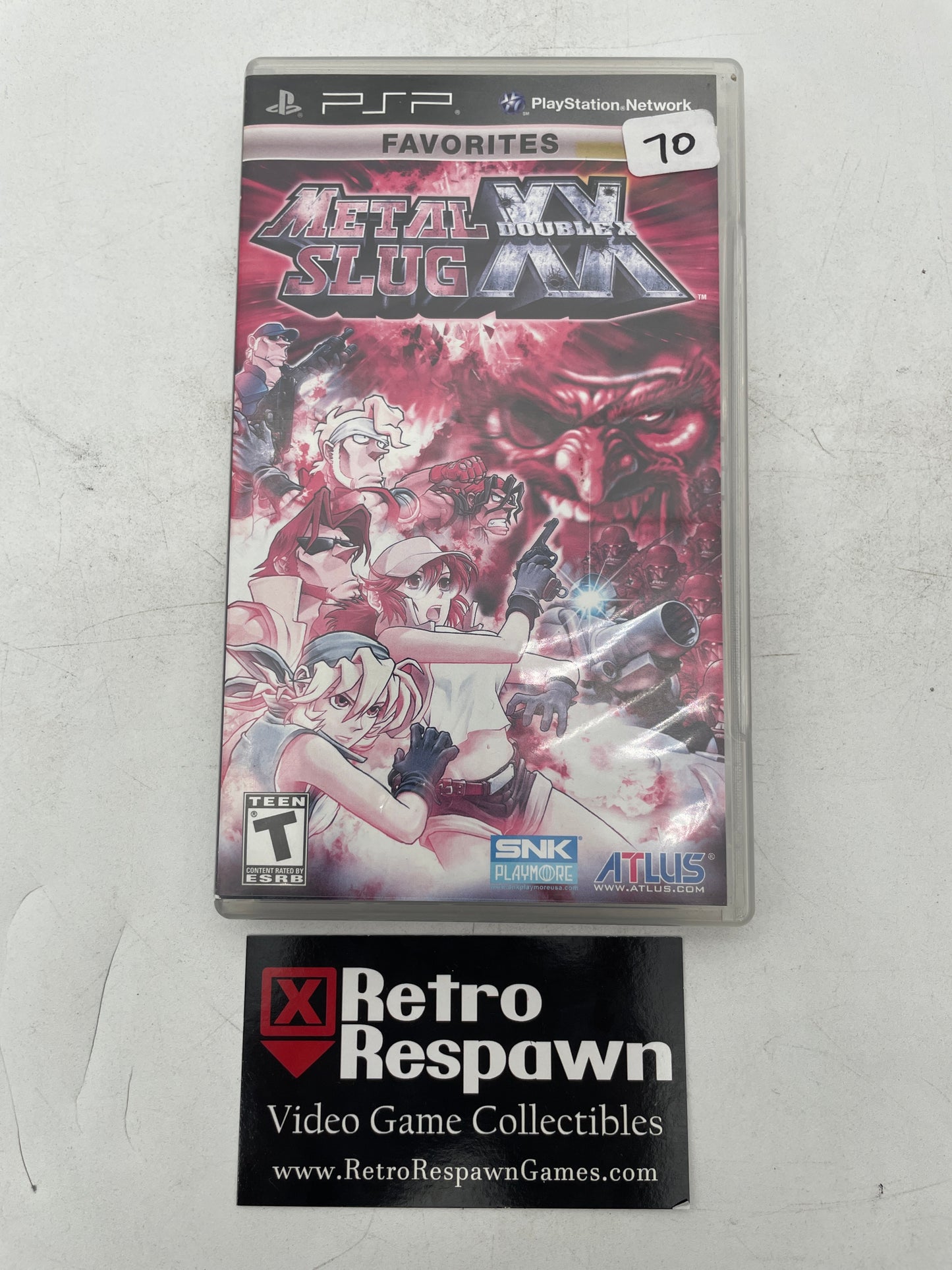 Metal Slug XX [Favorites] - PSP (Complete)