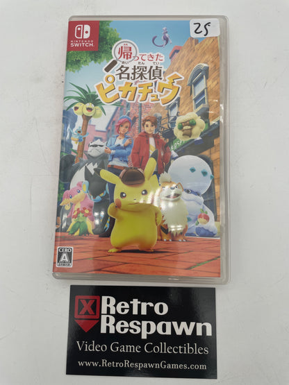 Detective Pikachu Returns - JP Nintendo Switch (Complete)