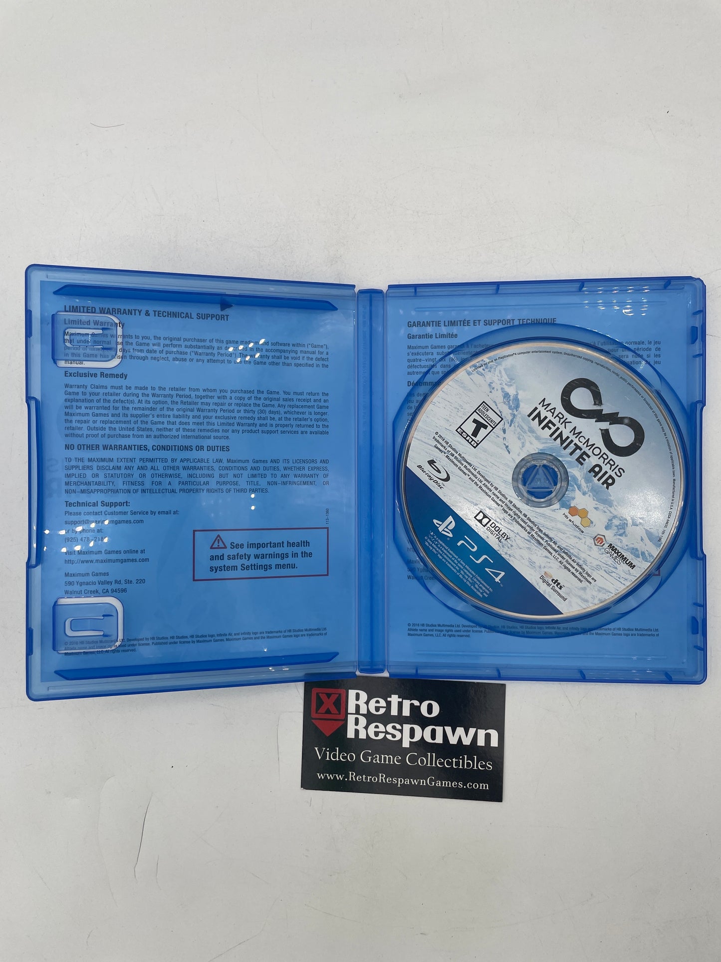 Mark McMorris Infinite Air - Playstation 4 (Complete)