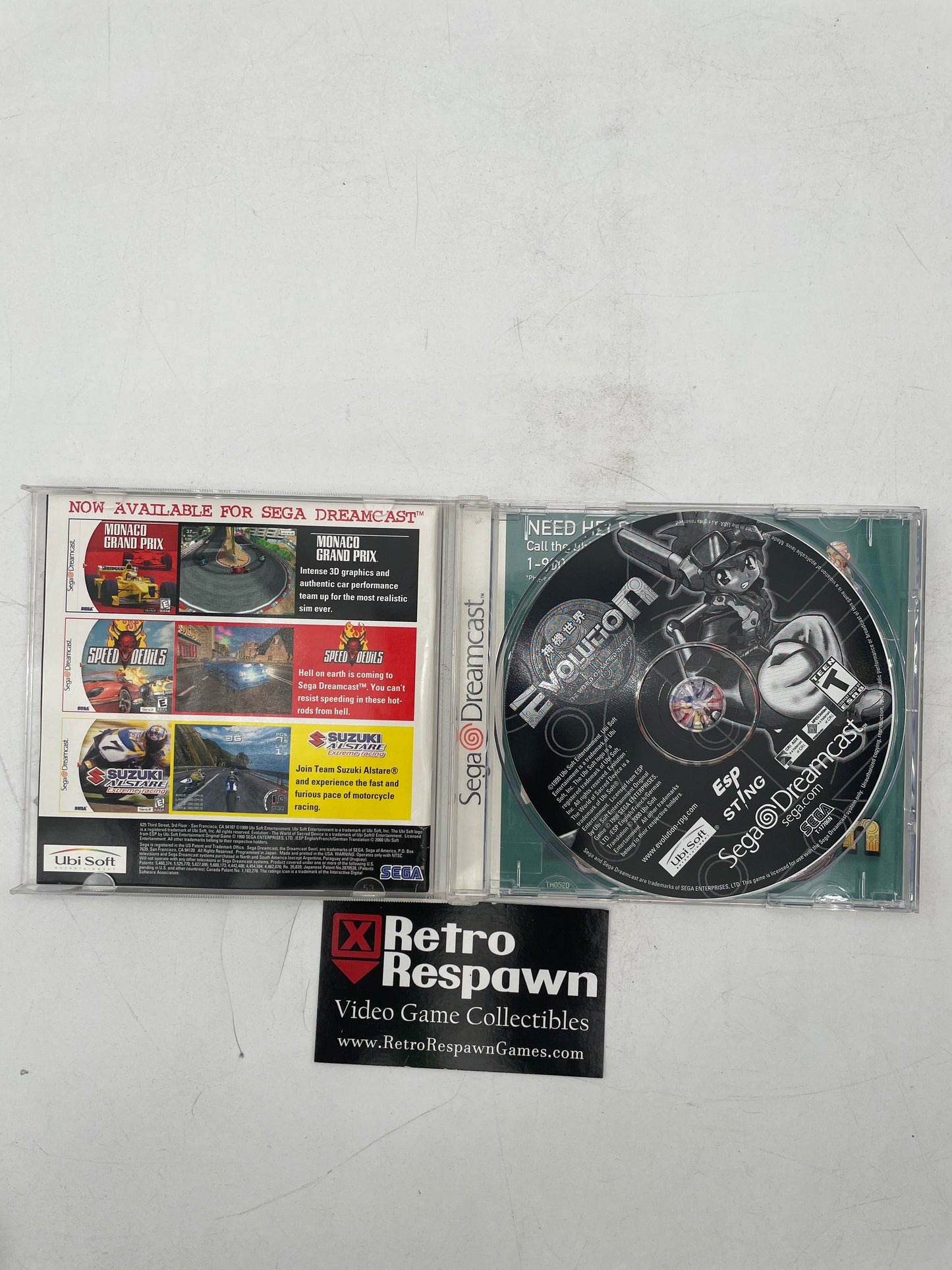 Evolution the World of Sacred Device - Sega Dreamcast (Complete)