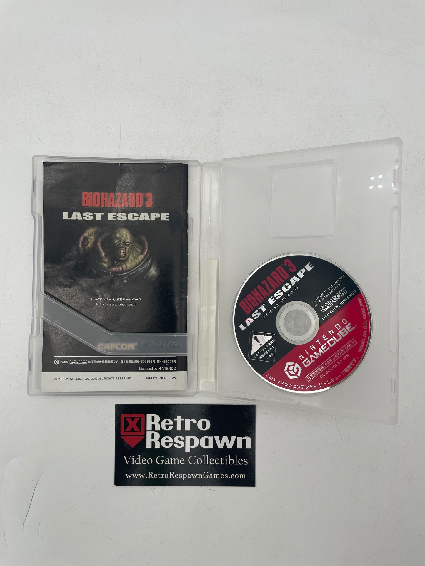 Biohazard 3 Last Escape - JP Gamecube (Complete)