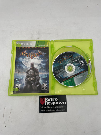 Batman: Arkham Asylum and Batman: Arkham City Dual Pack [Platinum Hits] - Xbox 360 (Complete)