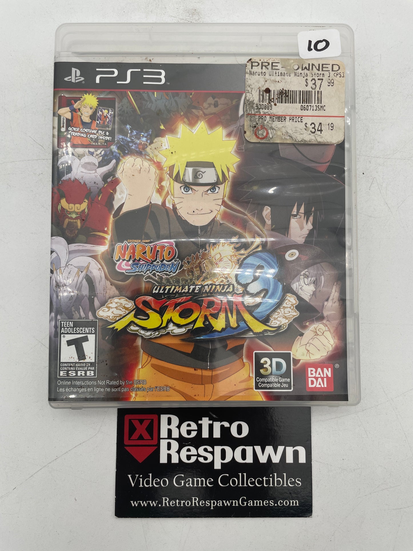 Naruto Shippuden Ultimate Ninja Storm 3 - Playstation 3 (Complete)