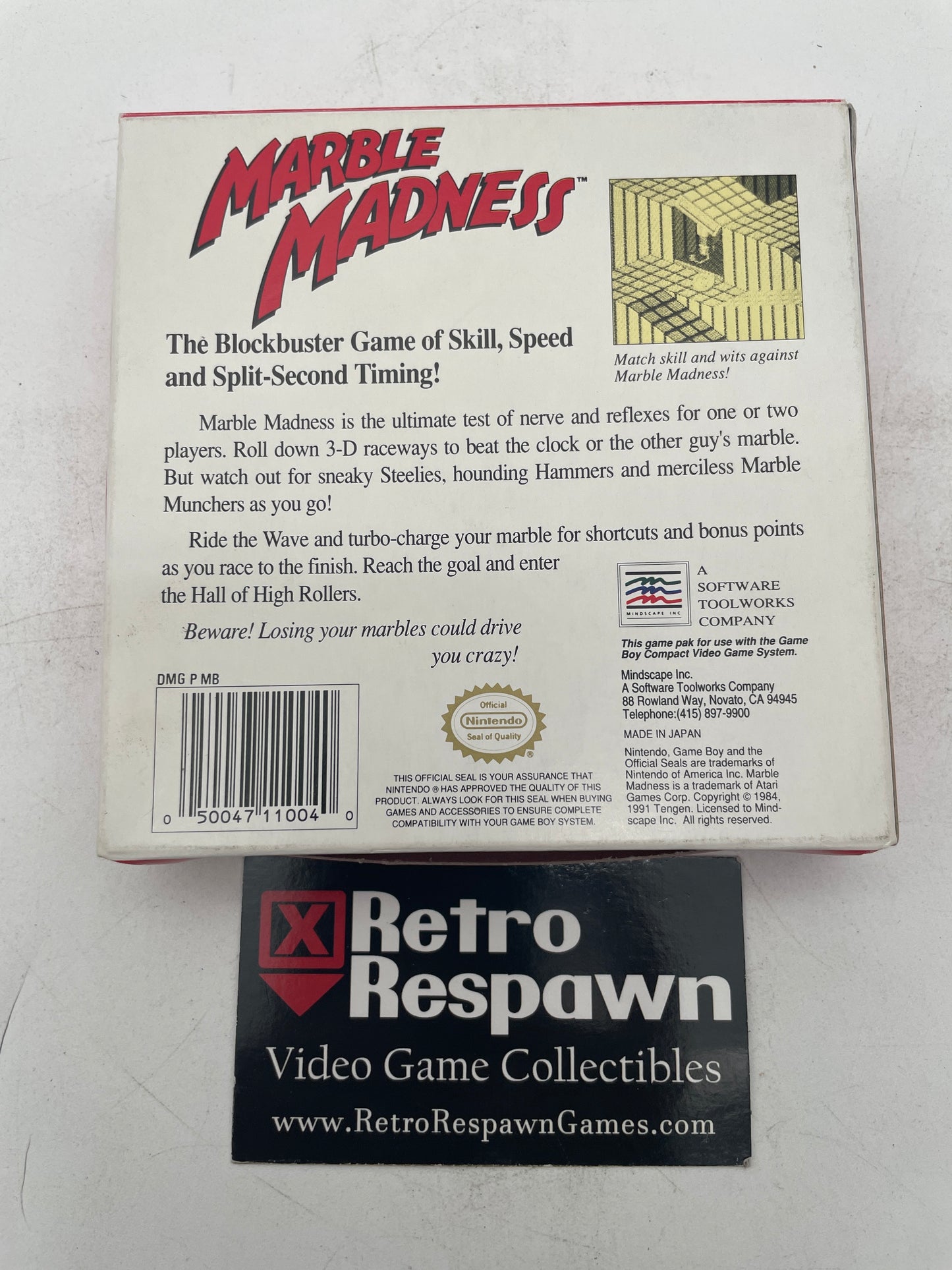 Marble Madness - GameBoy (Missing Manual)