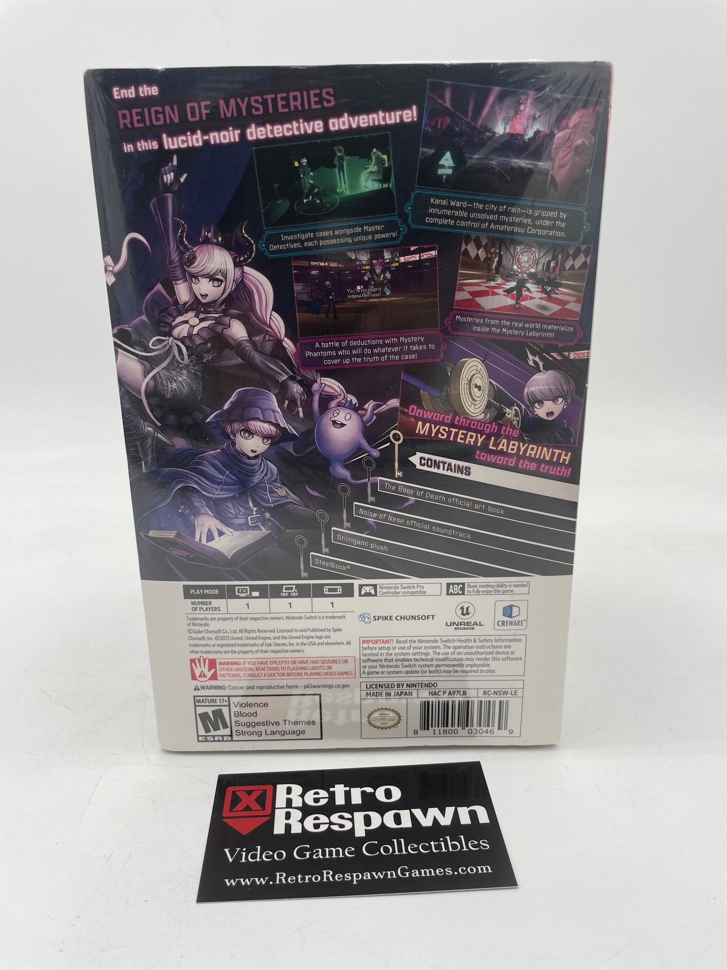 Master Detective Archives: RAIN CODE [Mysteriful Limited Edition] - Nintendo Switch (Sealed)