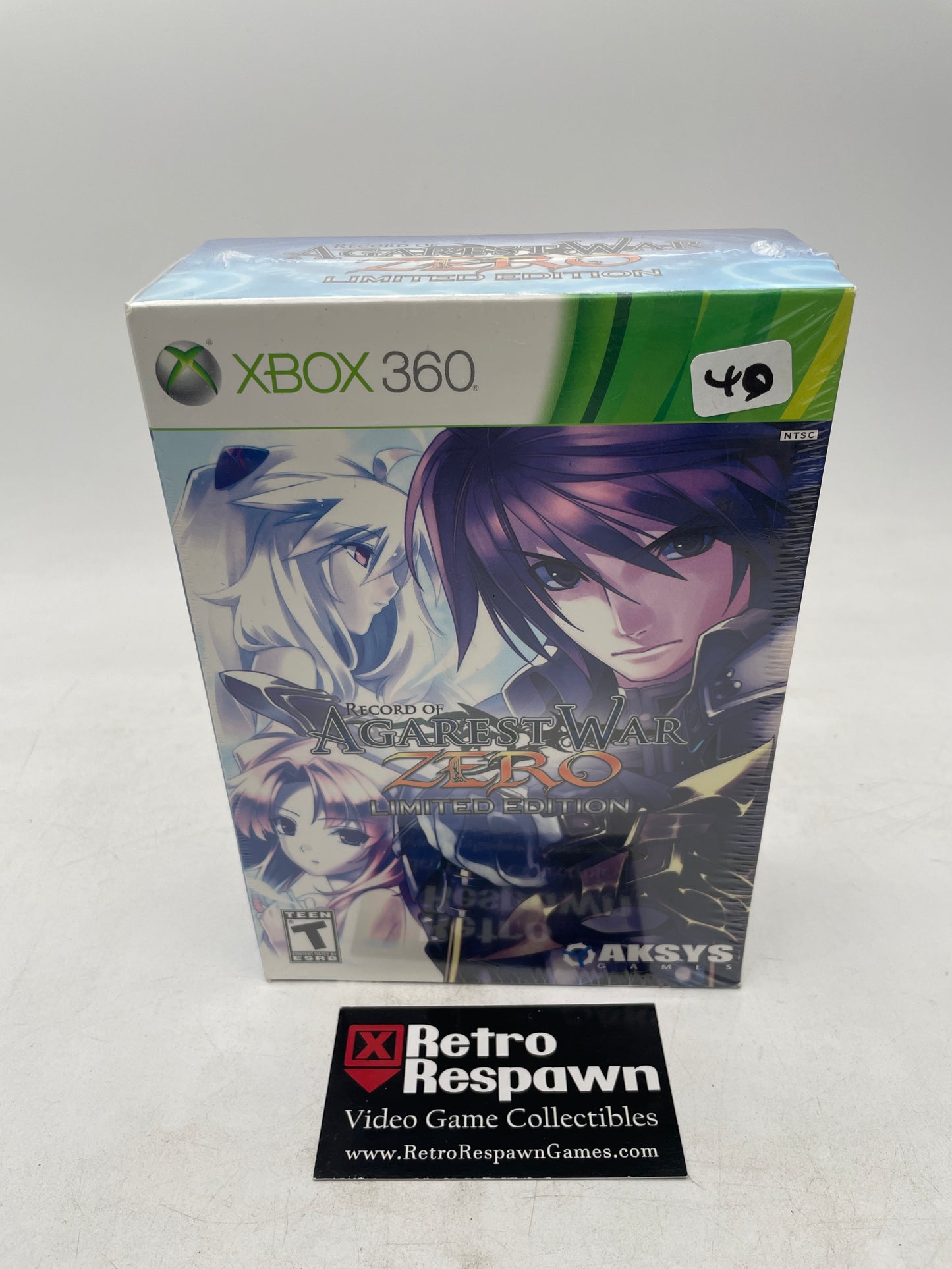 Record of Agarest War Zero Limited Edition - Xbox 360 (Sealed)