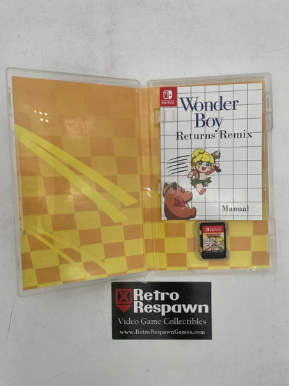Wonder Boy Returns Remix - Nintendo Switch (Complete)