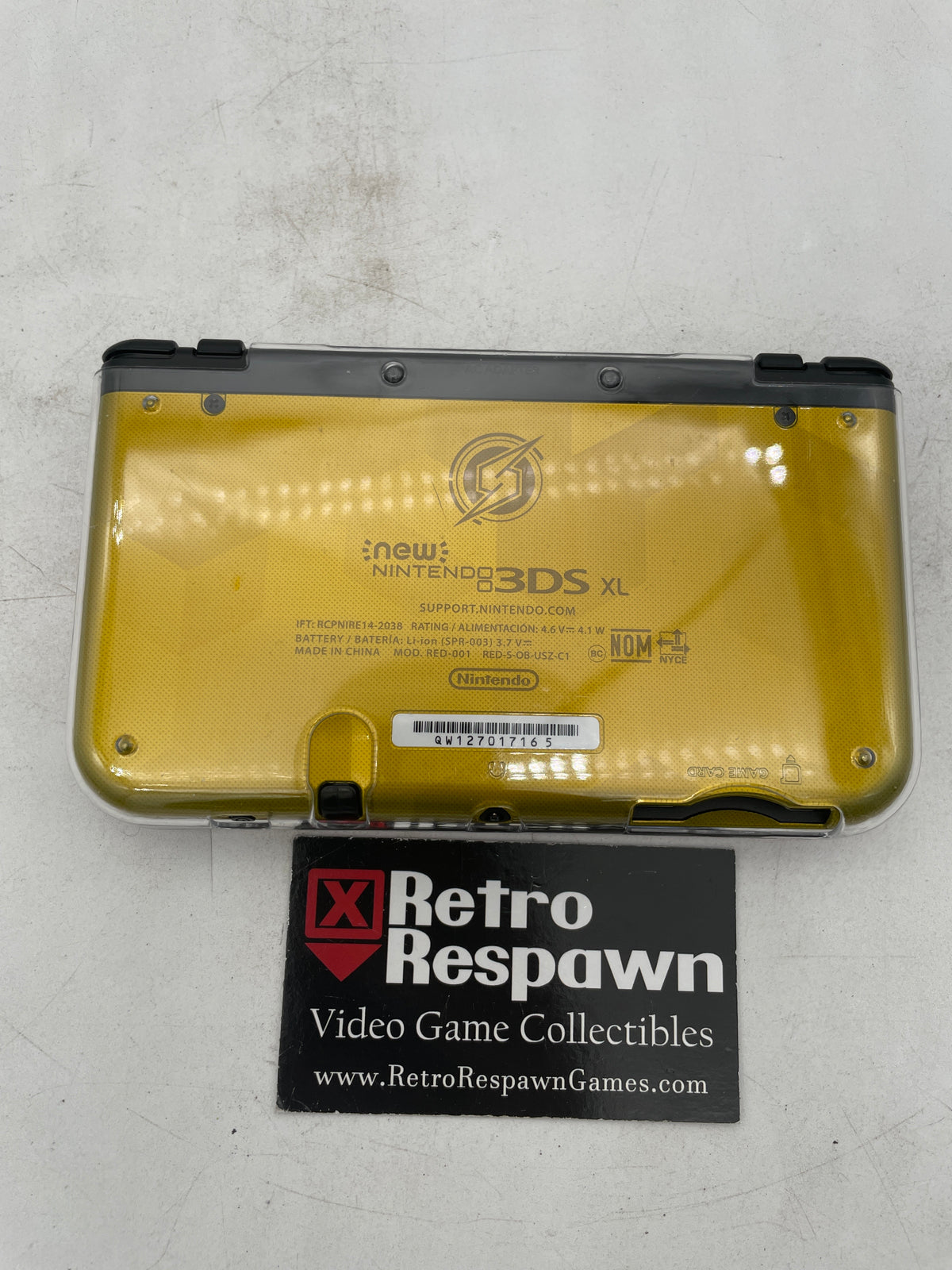 Modded New Nintendo 3DS XL Samus Edition - Nintendo 3DS (Console + Charger)