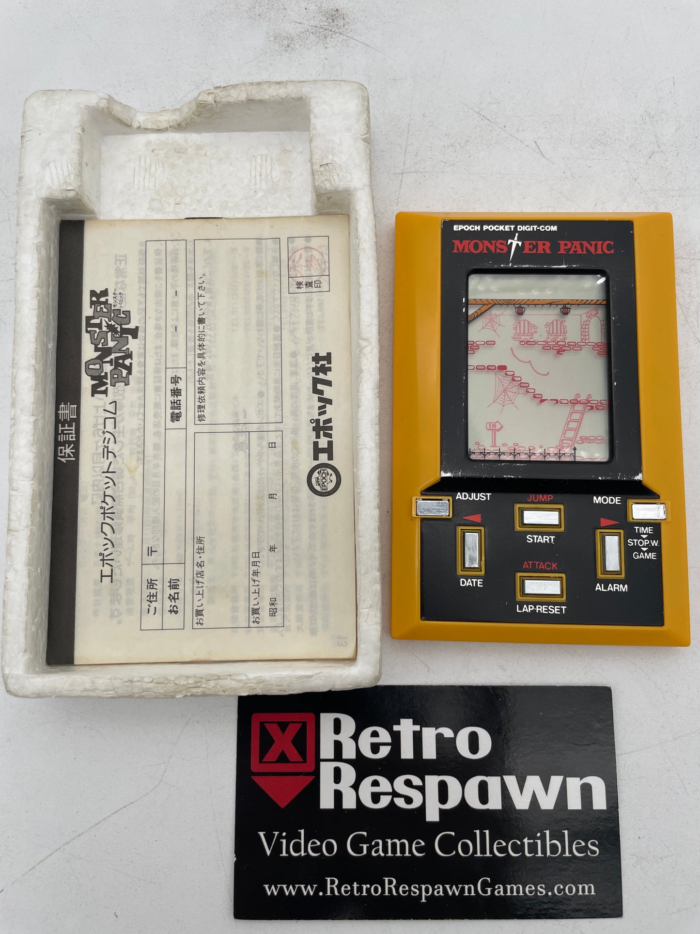 Monster Panic - JP Epoch Pocket Digit-com (Complete)