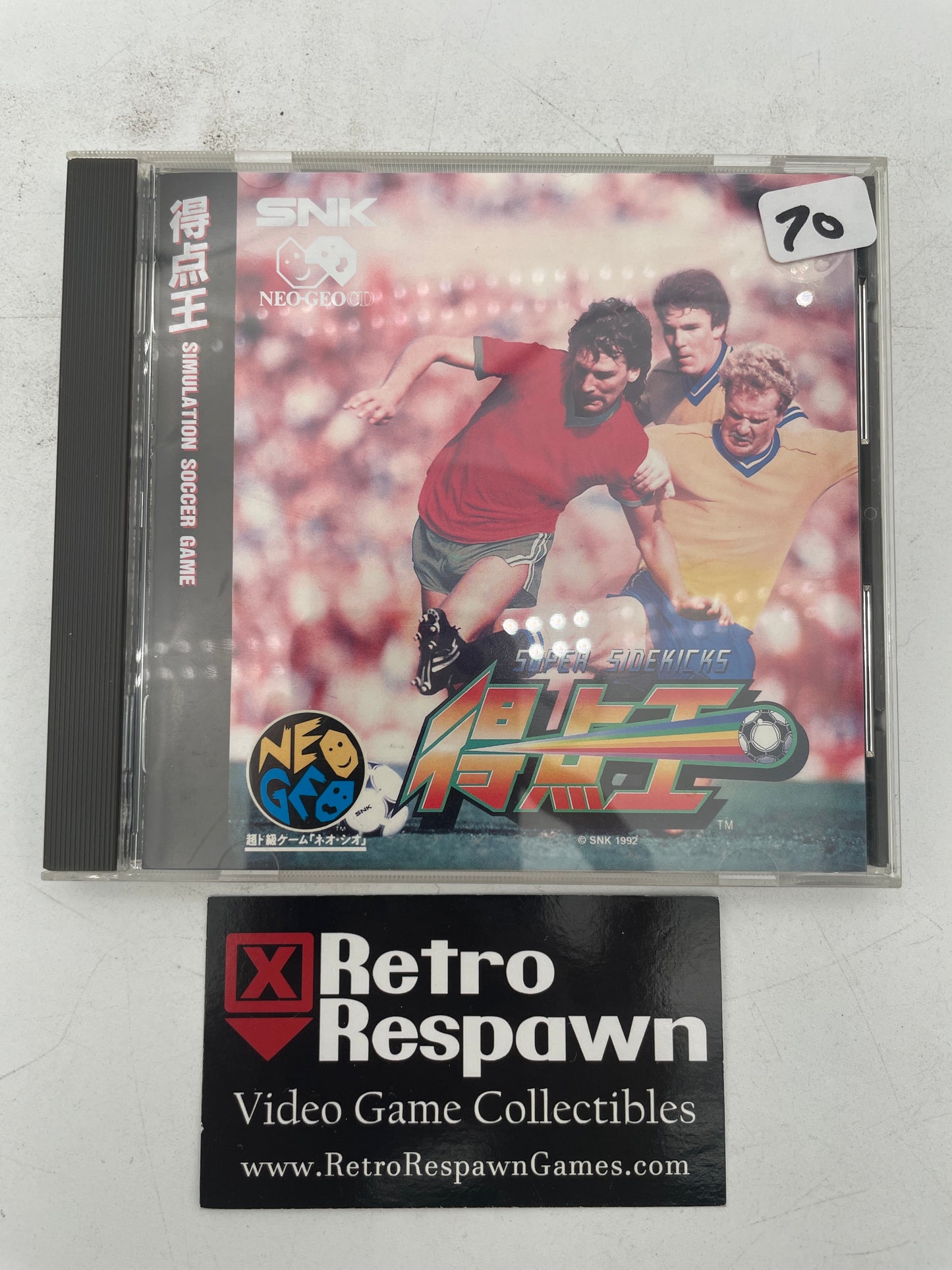 Tony Meola's Sidekicks Soccer - JP Neo Geo CD (Complete)