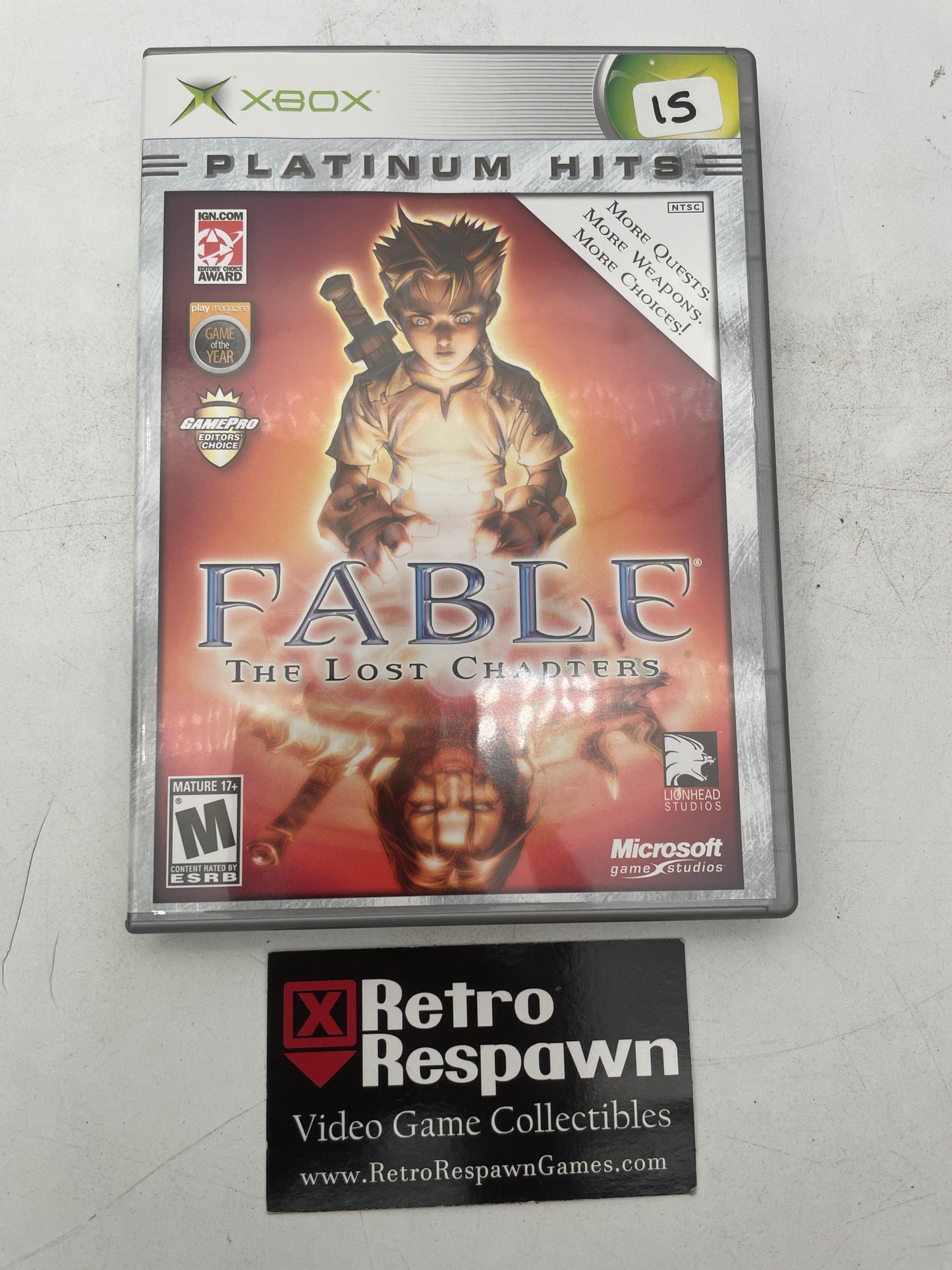 Fable The Lost Chapters [Platinum Hits] - Xbox (Complete)