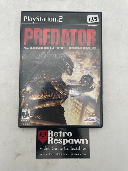 Predator Concrete Jungle - Playstation 2 (Complete)