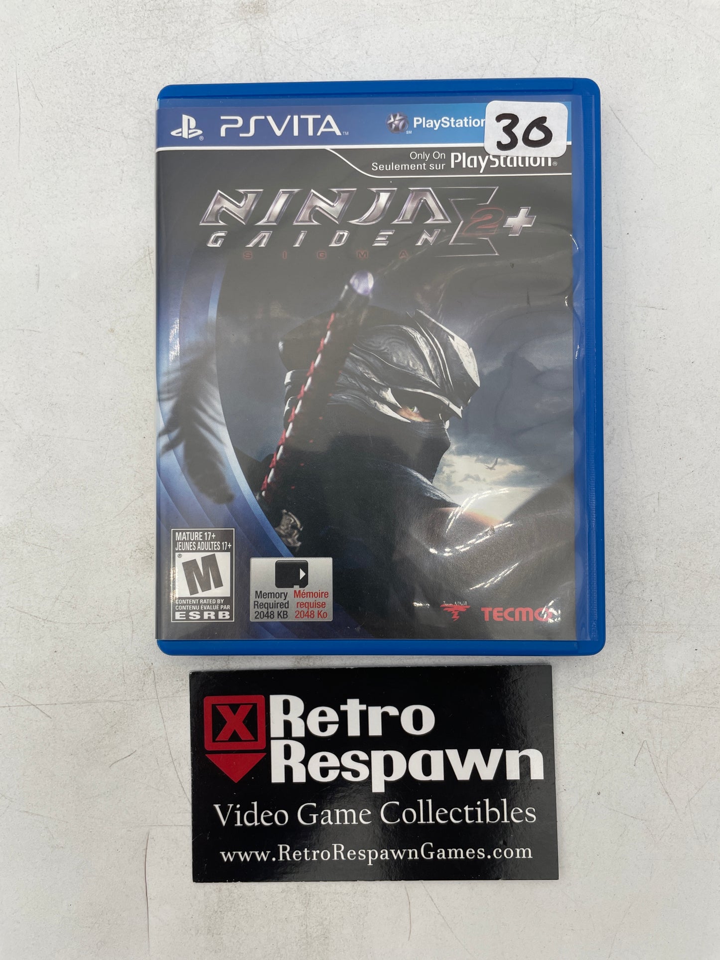 Ninja Gaiden Sigma 2 Plus - Playstation Vita (Complete)