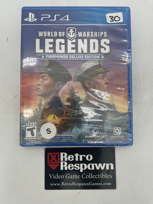 World of Warships Legends [Firepower Deluxe Edition] - Playstation 4 (Sealed)