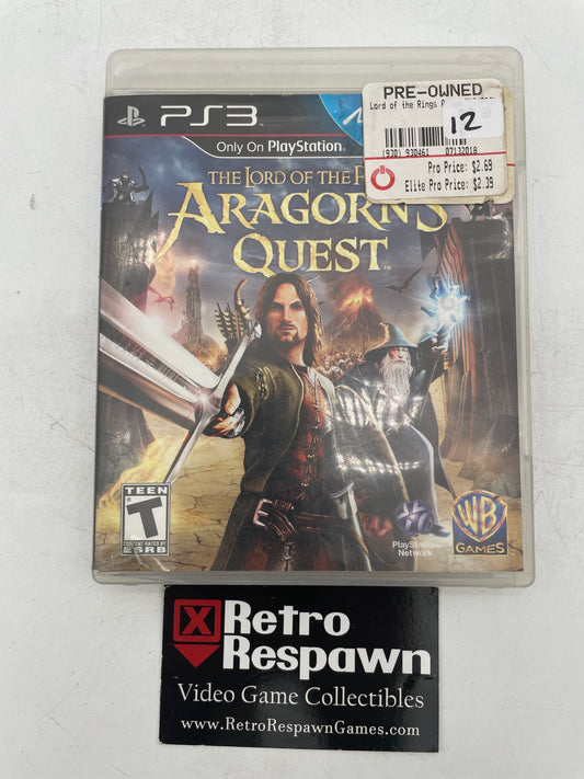 Lord of the Rings: Aragorn's Quest - Playstation 3 (Complete)