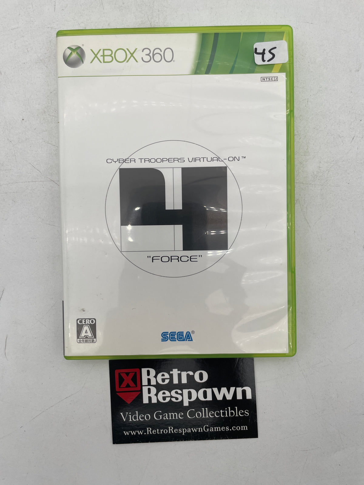 Cyber Troopers Virtual-On Force - JP Xbox 360 (Complete)