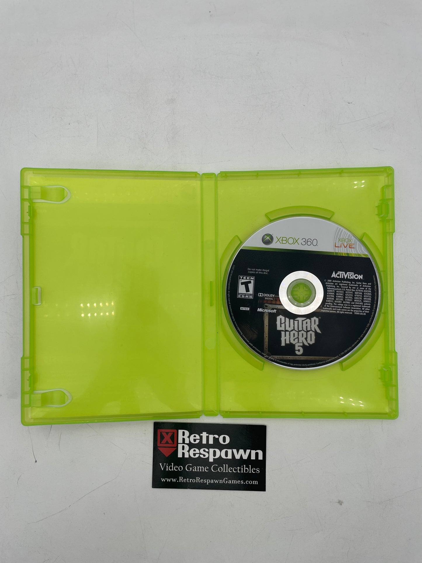 Guitar Hero 5 - Xbox 360 (Missing Manual)