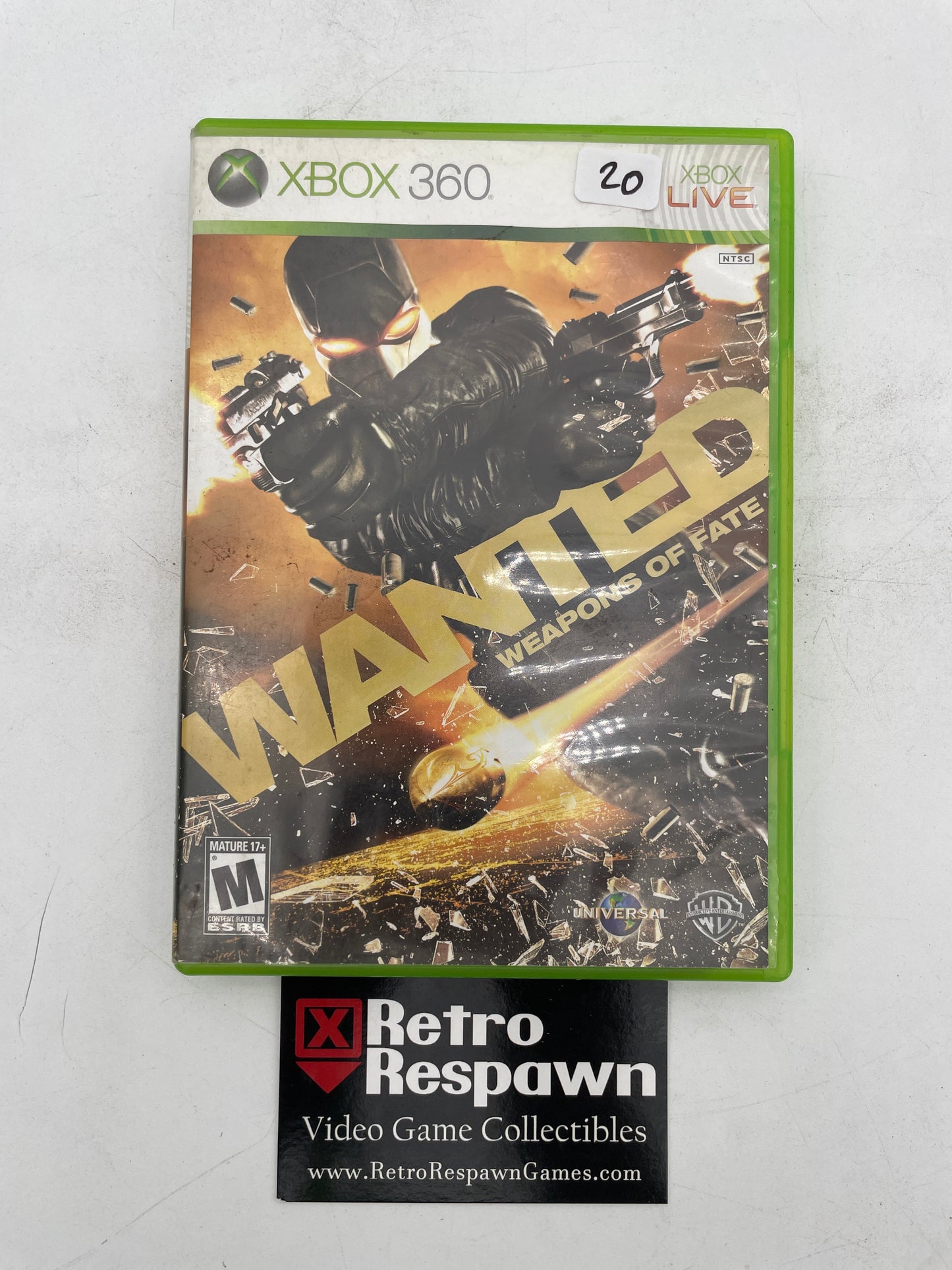 Wanted: Weapons of Fate - Xbox 360 (Complete)