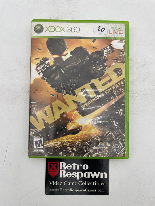 Wanted: Weapons of Fate - Xbox 360 (Complete)