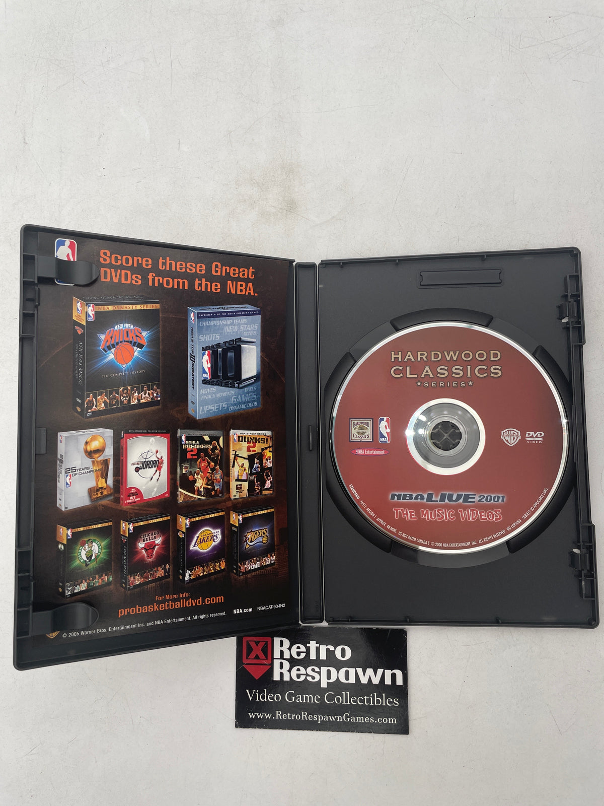 Hardwood Classics series NBA Live 2001 - DVD (Complete)