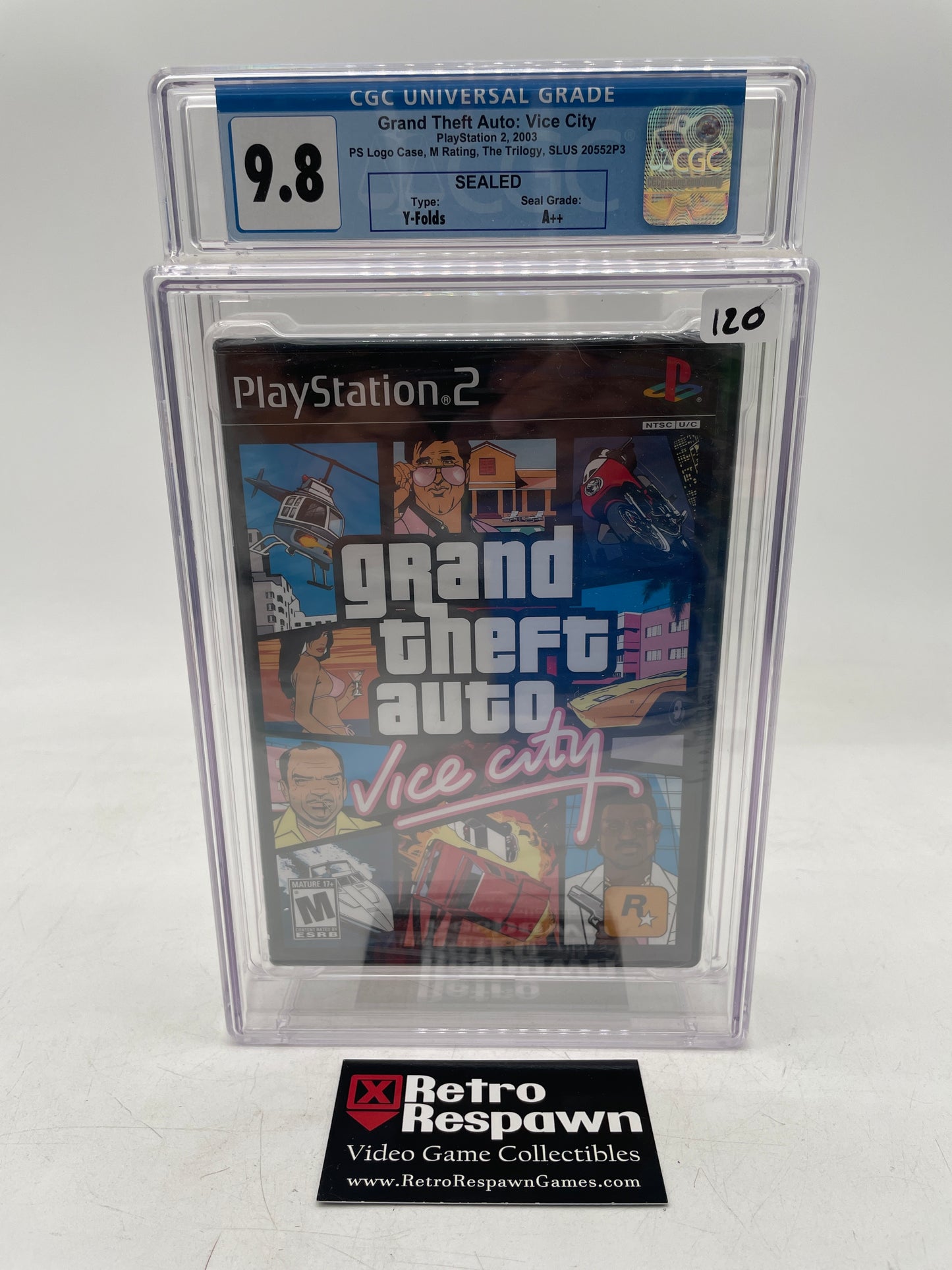 Grand Theft Auto Vice City [CGC Universal Grade 9.8] - PlayStation 2 (Sealed)