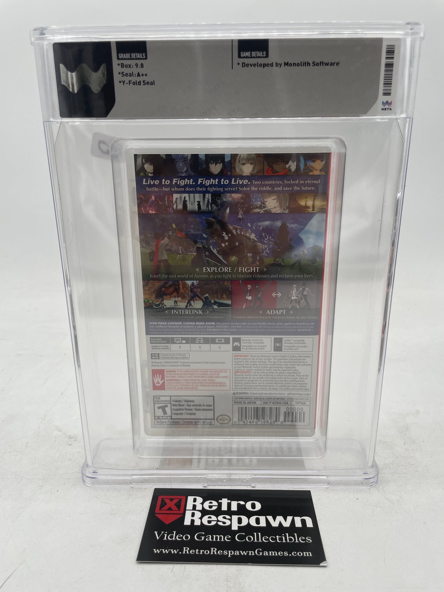 [Wata 9.8 A++] Xenoblade Chronicles 3 - Nintendo Switch (Sealed)