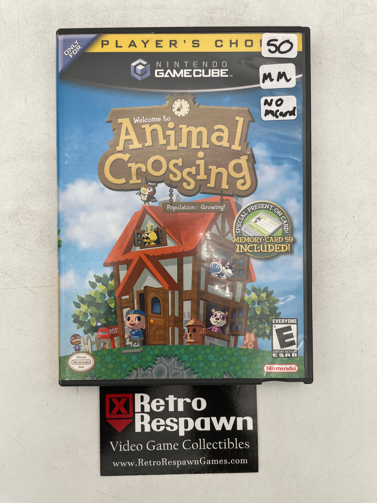 Animal Crossing [Player's Choice] - Gamecube (Missing Manual/ Memory Card)