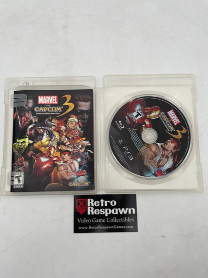 Marvel Vs. Capcom 3: Fate of Two Worlds - Playstation 3 (Complete)
