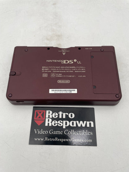 Modded Nintendo DSi LL Wine Red - JP Nintendo DS (Console+Charger)
