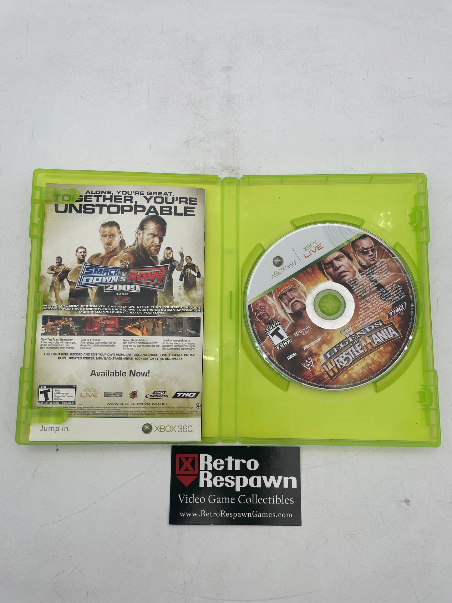 WWE Legends of WrestleMania - Xbox 360 (Complete)