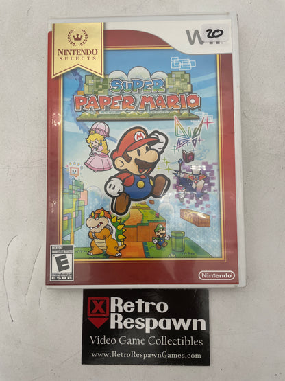 Super Paper Mario [Nintendo Selects] - Wii (Complete)