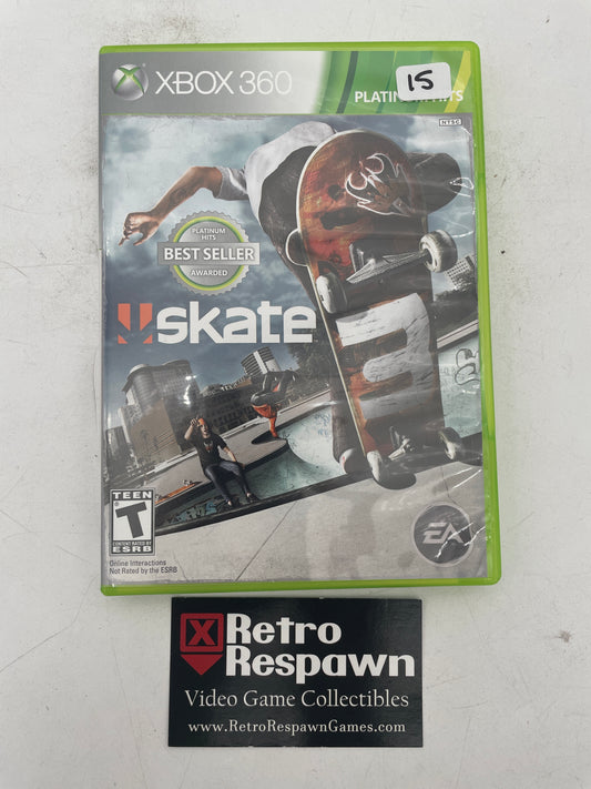 Skate 3 [Platinum Hits] - Xbox 360 (Complete)