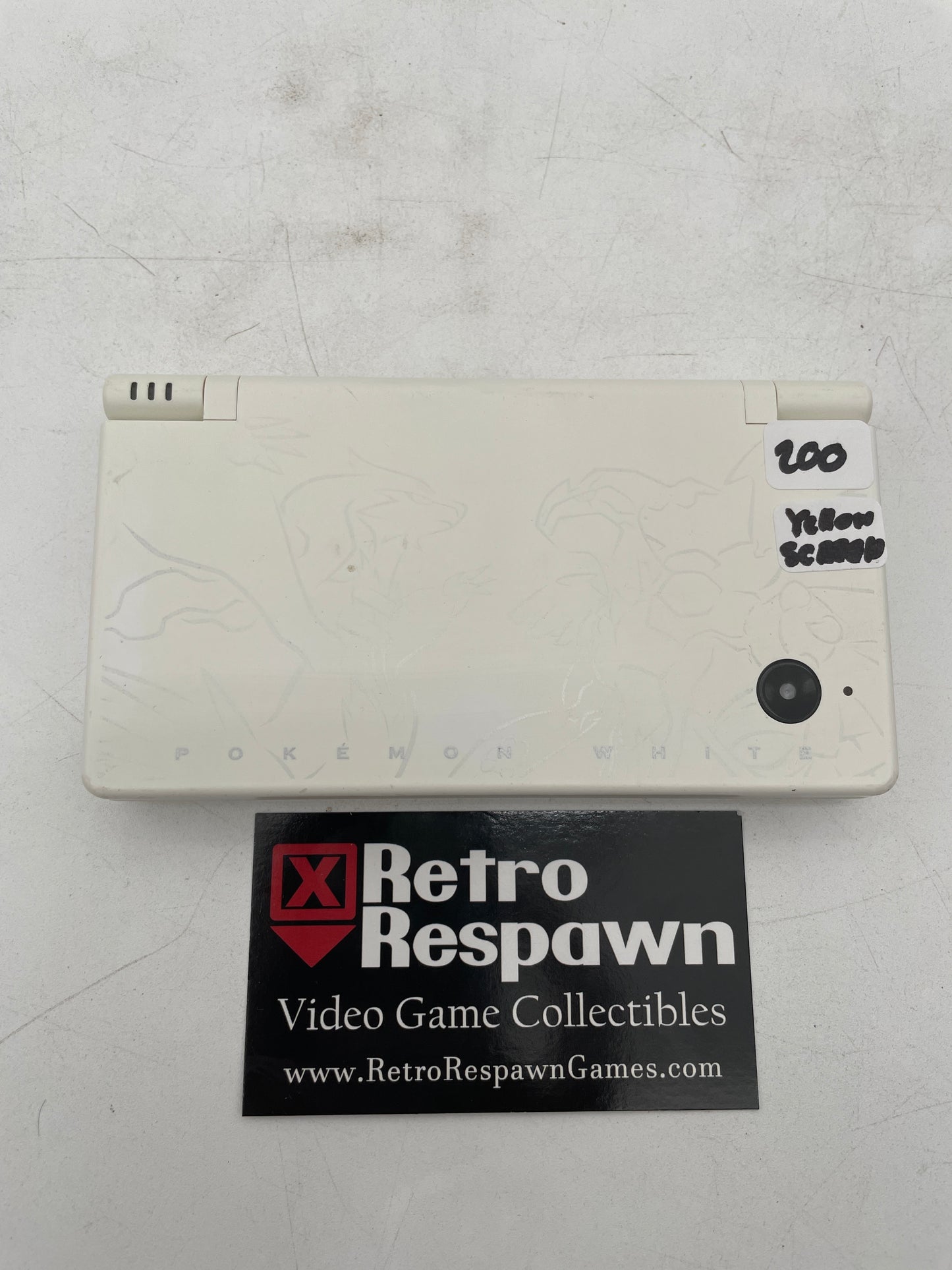 Pokemon White Nintendo DSi System [Yellow Screen] - JP Nintendo DS (Console+Charger)