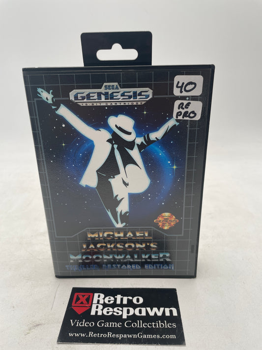 Michael Jackson Moonwalker [Thriller Restored Edition] - Sega Genesis (Complete)