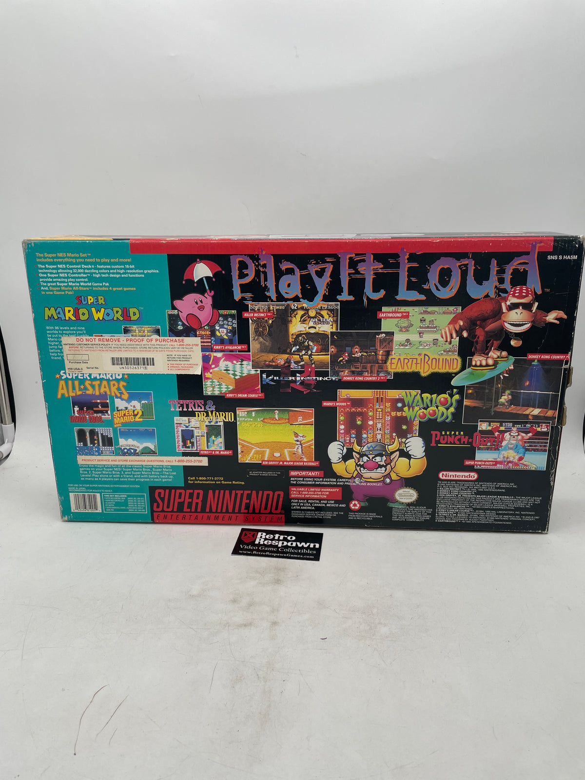 Super NES Mario Set - Super Nintendo (95% Complete, No Game Manual)