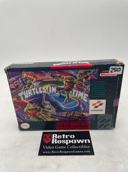Teenage Mutant Ninja Turtles IV Turtles in Time - Super Nintendo (Complete)
