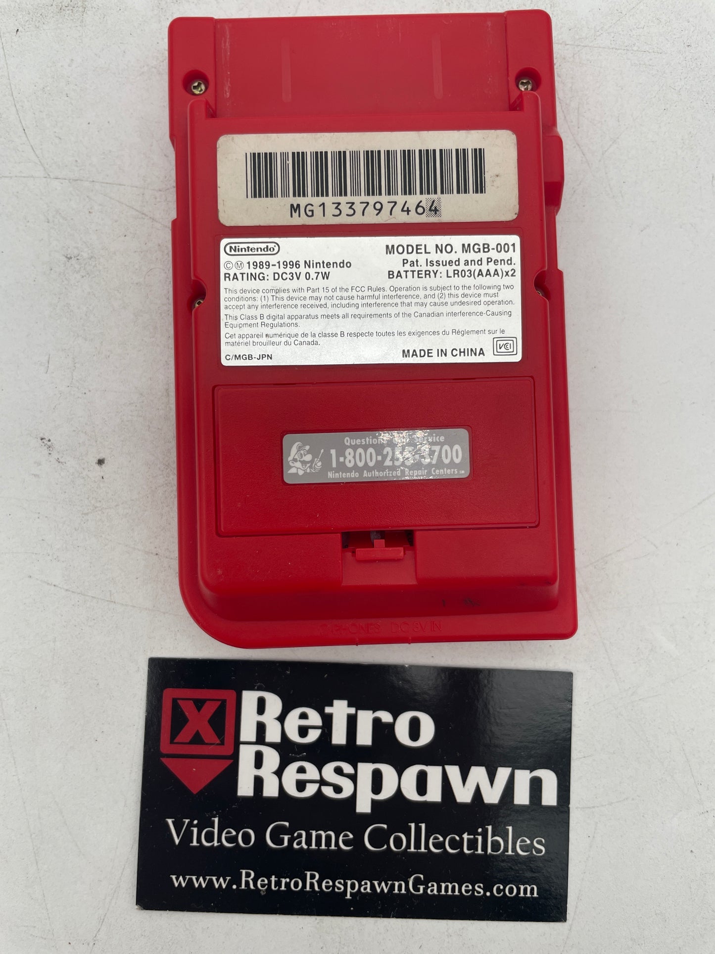 Red Game Boy Pocket - GameBoy (Console Only)